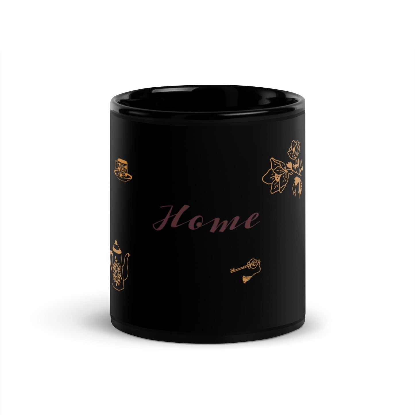Black Glossy Mug