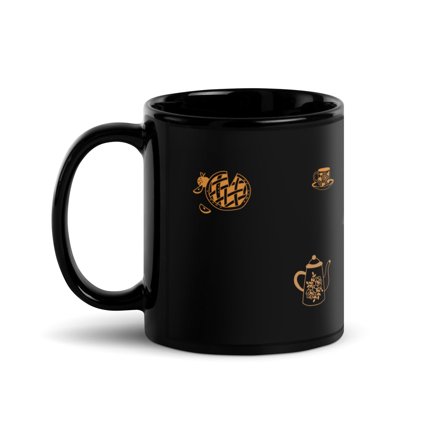 Black Glossy Mug